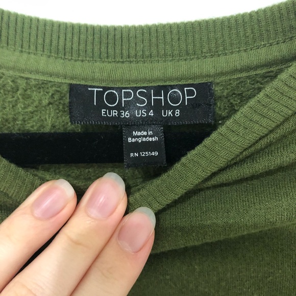 Topshop Green Sweater 🌳 - Picture 2 of 4